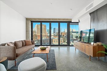 Concrete accent walls*